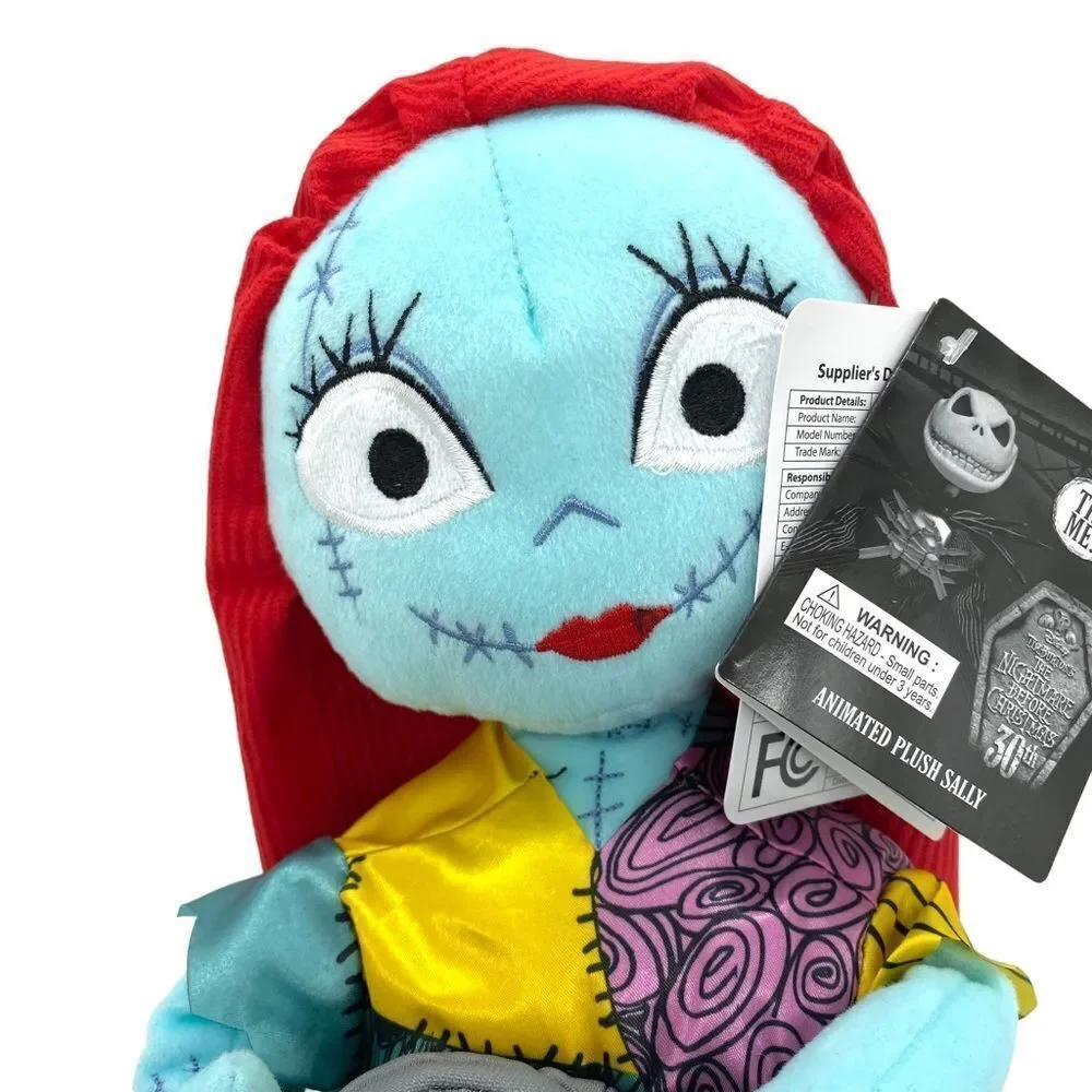 The Nightmare Before Christmas Sally Animated Musical Plush New